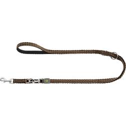 Hunter Adjustable Leash Hilo 15/200 Mesh Brown
