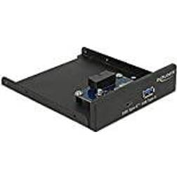 DeLock 3.5" USB 3.1 Gen 1 Front Panel Typ-A Lagrings bay port panel