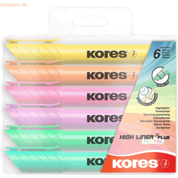Kores Textmarker High Liner Plus 6 pcs