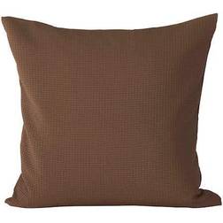 Venture Home Celine Cushion Cover Poly Waffle Pudebetræk Brun (50x50cm)
