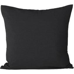 Venture Home Celine Cushion Cover Poly Waffle Pudebetræk Sort