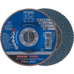 Pferd Lamellrondell, Konvex, Polifan, SG Zirkon, 125mm K60