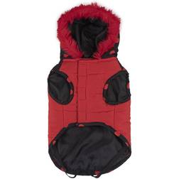 Cerda Minnie Mouse Dog Coat Black XS Red