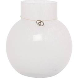 Ernst Glasvas Rund 14 cm Vit Vas