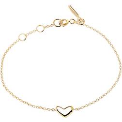Drakenberg Sjölin Loving heart Medium Single Bracelet - Gold