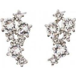Edblad Leonore Earrings - Silver/Transparent