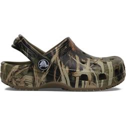 Crocs Kid's Classic Realtree Clog - Khaki