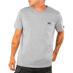 Alpha Industries Basic T Small Logo T-shirt - Gray/Black