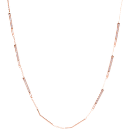 Sif Jakobs C446-CZ-RG Necklace - Rose Gold/Transparent