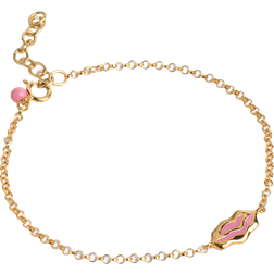 ENAMEL Copenhagen Melanie Bracelet - Gold/Pink