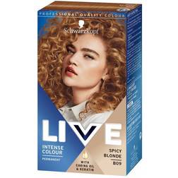 Schwarzkopf LIVE Intense Colour Permanent Blonde Hair Dye Spicy Blonde B09