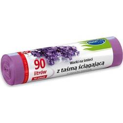 Staples Garbage bags stella lavender 90l wit..