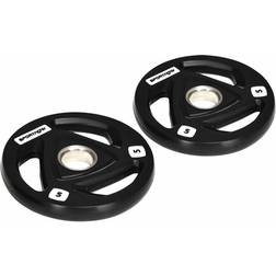 Sportnow Olympic Weight Plates With Tri Grips 2 x 5kg