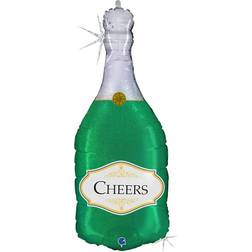 Folieballon Champagneflaske Cheers 91 cm