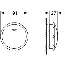 Grohe Sistema Di Scarico E Troppopieno Cromato 19025000