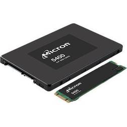 Lenovo Micron 5400 PRO SSD Read Intensive verschlüsselt 480GB Hot-Swap 2.5" (6,4 cm) SATA 6Gb/s 256-Bit-AES Self-Encrypting Drive (SED) TCG Opal Encryption für ThinkEdge SE450 7D8T (2.5" ThinkSystem SR250 V2 7D7Q (2.5" 7D7R (2.5"