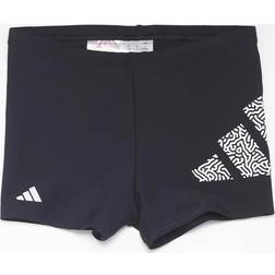 adidas Bañador de natación 3 bar negro infantil - Negro