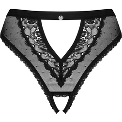 Obsessive Mauress Crotchless Panties Black