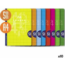 Lamela Multicolour A4 Notebooks 10-Pack