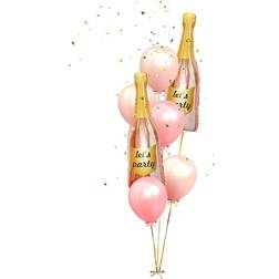 Foil balloon Champagne rose gold 91x40cm