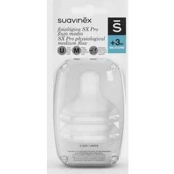 Suavinex Tetina fisiologica flujo silicona M 2 u