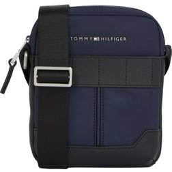 Tommy Hilfiger TH Elevated Nylon Mini Reporter Skuldertasker hos Magasin Space Blue