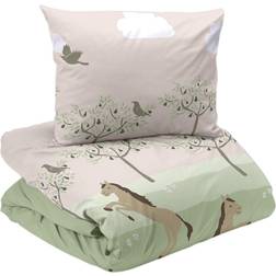 Redlunds Freja påslakanset 2-delar, beige Nina Royal