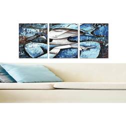 Abstract 3-Pack Flerfärgad 20X50 Tavla