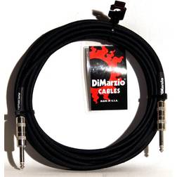 DiMarzio EP1721SRBK Instrumentkabel 6,4M Sort