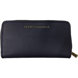 Tommy Hilfiger Continental Zip Around Wallet Navy Monogram