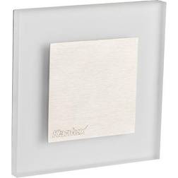 Kanlux Applique led escalier Carré 0,8W DC12V Acier inoxydable apus Blanc Chaud 3000K