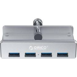 Orico Clip-type Aluminum Alloy 4 Port Hub