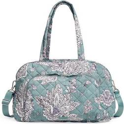 Vera Bradley Performance Twill Weekender Travel Bag, Tiger Lily Blue Oar