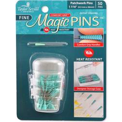 Taylor Seville Originals Comfort Grip Heat Resistant Fine 0.5 x 36mm Patchwork Magic Pins 50 pcs