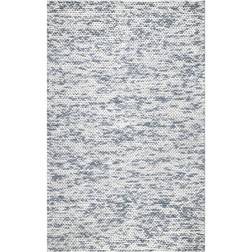 Nuloom Hand Woven Chunky Woolen Cable Rug Blue, Gray, Beige, White, Silver 96x120"