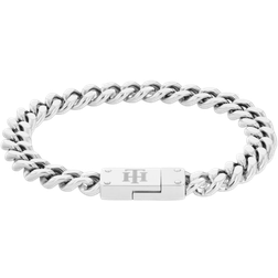 Tommy Hilfiger Bold Th Chain Bracelet - Silver