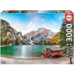 Educa Braies Lake at Autumn 3000 Pieces