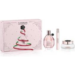 Viktor & Rolf FlowerBomb Gift Set EdP 10ml + EdP 100ml + Body Cream 200ml