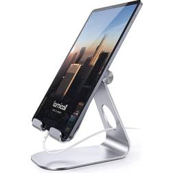 Lamicall Tablet Stand Adjustable, Tablet Stand - Desktop Stand Holder Dock Compatible with Tablet Such as iPad Pro 9.7, 10.5, 12.9 Air Mini 4 3 2, Nexus, Tab (4-13")