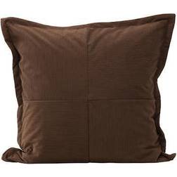 Venture Home Lykke Cushion Cover Poly embossed Pudebetræk Brun (50x50cm)