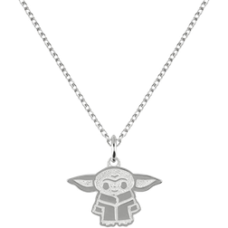 Disney Baby Yoda Necklace - Silver