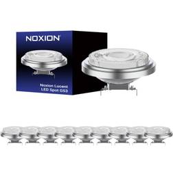 Noxion Fordelspakke 10x Lucent LED spot G53 AR111 7.3W 450lm 24D 918-927 Dim tilWarm bedste farvegengivelse dæmpbar erstatter 50W