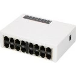 Extralink HEXON Desktop Switch 16x 10/100/Mb/s