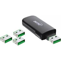 InLine USB Portblocker Bloqueur De 4 Ports