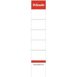 Esselte reservskyltar bakskyltsfack, 10 stycken smal, 30 158 mm, vit, 810811