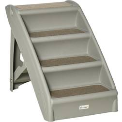 Pawhut Four-Step Foldable Pet Stairs w/ Non-Slip s, xs Dogs