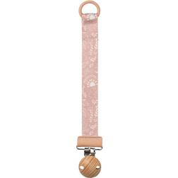 Elodie Details Pacifier Clip Monkey Sunrise Pink One Size