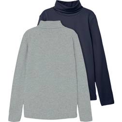 Name It Viggo Rollneck Sweater - Navy/Graumeliert