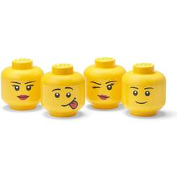 LEGO Oppbevaring Hode Mini Set 4pcs