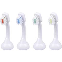 EmmiDent K4 Kids Têtes de brosse À dents électrique 4 pcs blanc